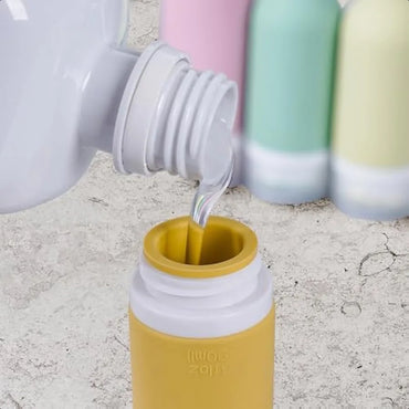 12 Pack Travel Bottles Set TSA Approved Leak Proof Silicone Squeezable Containers for Toiletries Conditioner Shampoo Lotion and