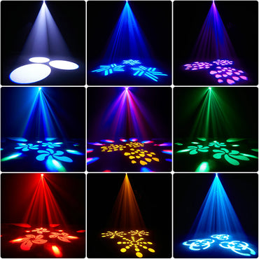 Yiflamefly 150W Bee Eye Gobo Moving Head Lights 6X10W RGBW Stage Lights DMX512 DJ Lights For Disco Party Club Bar Show