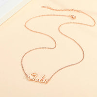 DODOAI 925 Sterling Silver Name Necklace Custom Necklaces Jewelry Personality Letter Choker Necklaces with Name for Women Girls