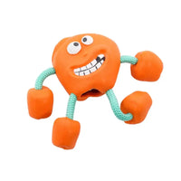 Rubber Dog Toys Squeaky Indestructible Rubber Dog Toys Funny Super Chewer Dog Toy For Aggressive Chewers Interactive Pet Toy For
