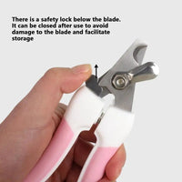 Pet Nail Clippers Nail Clippers And Trimmer For Puppy Portable Grooming Tool Professional And Safe Nail Trimmer For Cats Birds