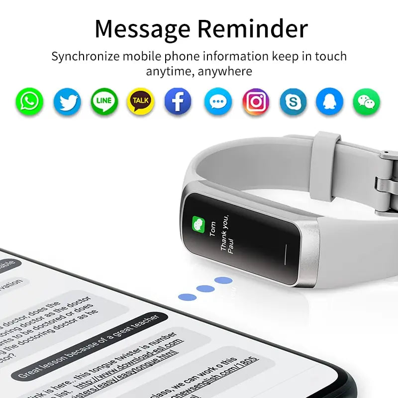 LIGE Amoled Smart Watch Men Smart Band Women Heart Rate Smartwartch Waterproof Smart Bracelet Sport Couple Smart Wristband 2025