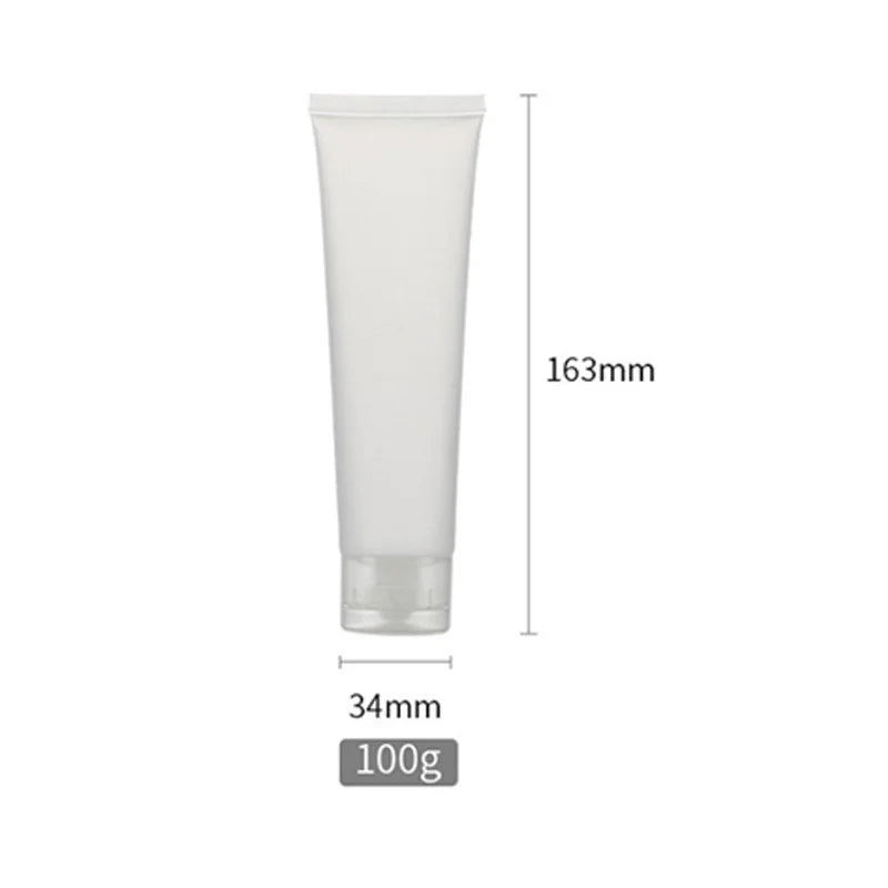 Empty Portable Tubes Squeeze Cosmetic Containers Cream Plastic Bottles