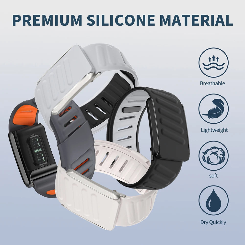 Wrist Band Silicone Fitness Band Waterproof Fitness Tracking Strap Band Replacement Sweatproof for Whoop 4.0 Heart Rate Monitor