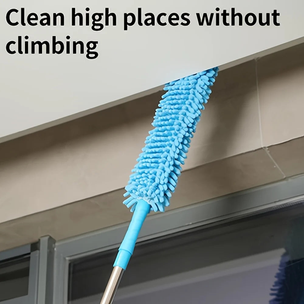 1pc Ceiling Fan Cleaner Dusters with Extension Pole, Dust Removal Brush Ceiling Fan Duster for High Ceilings, Fans, Furniture