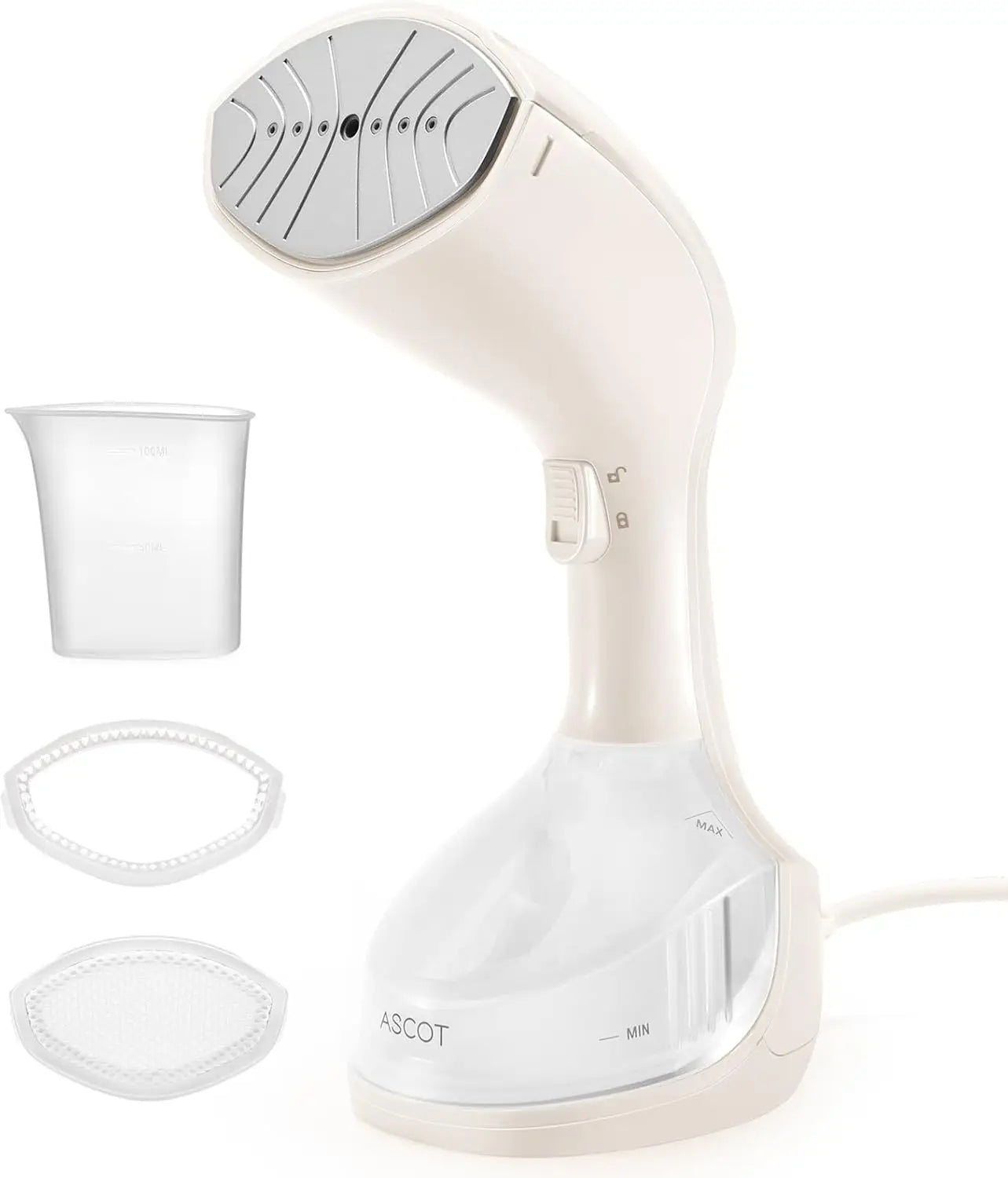 Clothes Steamer, Portable Hand held Garment Steamer Iron 1600W 280ml Water Tank for Curtains,Beddings,Cowboy hats Wedding Dress