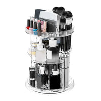 Rotating Makeup Organizer 6 Layers Acrylic Transparent Skincare Organizer 360 Degree Rotatable Make up Holder Large Capacity