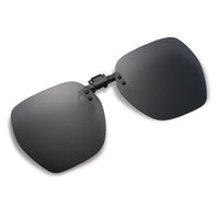 KLASSNUM Polarized Sunglasses Clip Men's Flip Up Clip on Glasses Square Frame Pilot Sun Glasses Women Driving Glasses Shades 1Pc