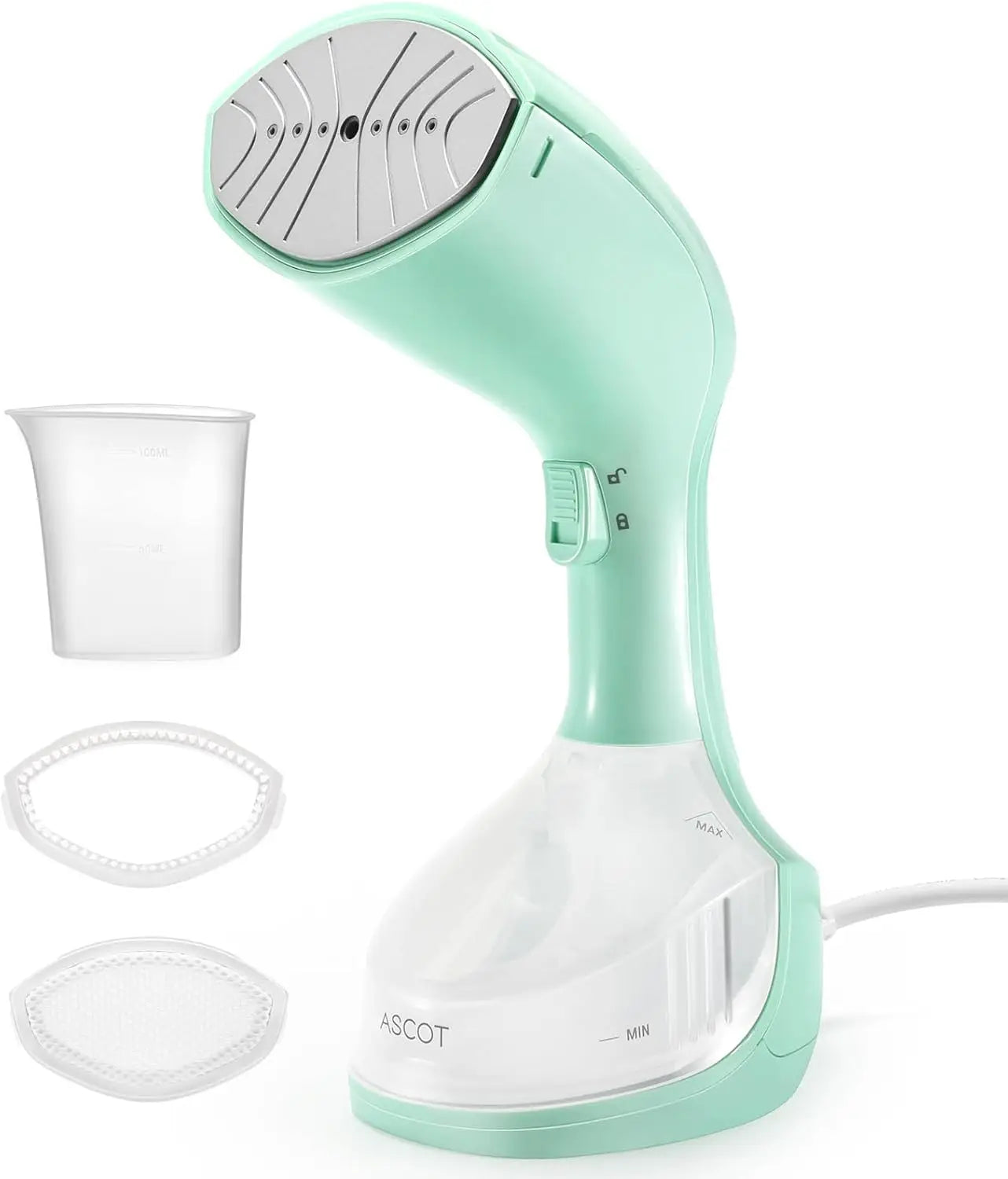 Clothes Steamer, Portable Hand held Garment Steamer Iron 1600W 280ml Water Tank for Curtains,Beddings,Cowboy hats Wedding Dress