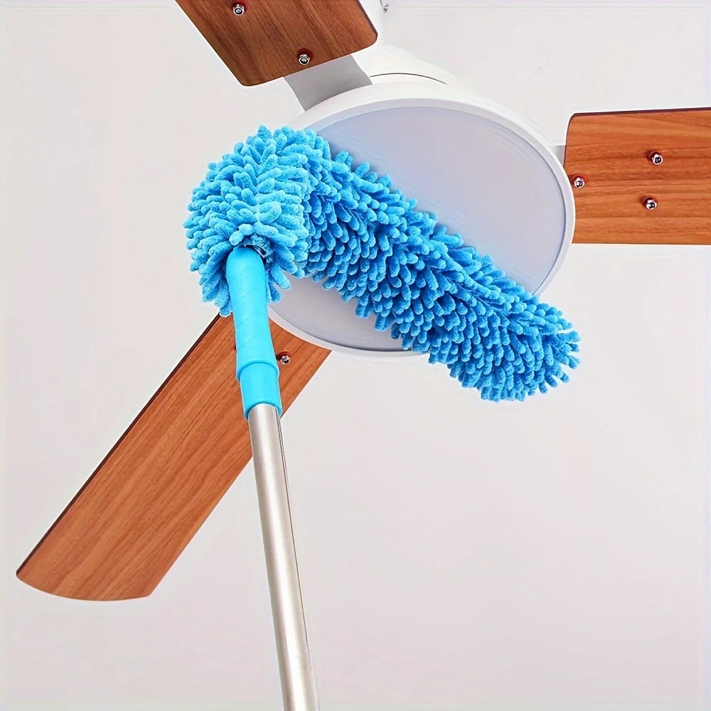 1pc Ceiling Fan Cleaner Dusters with Extension Pole, Dust Removal Brush Ceiling Fan Duster for High Ceilings, Fans, Furniture