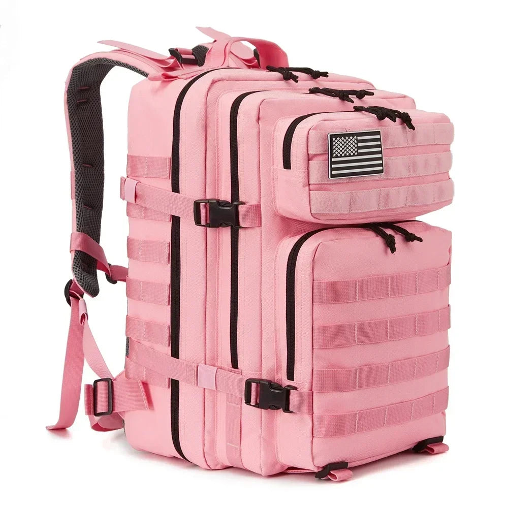 45L Tactical Backpack Large Capacity Outdoor Rucksack 3 Day Fitness Hiking Bag Hiking Camping Gear Backpacks