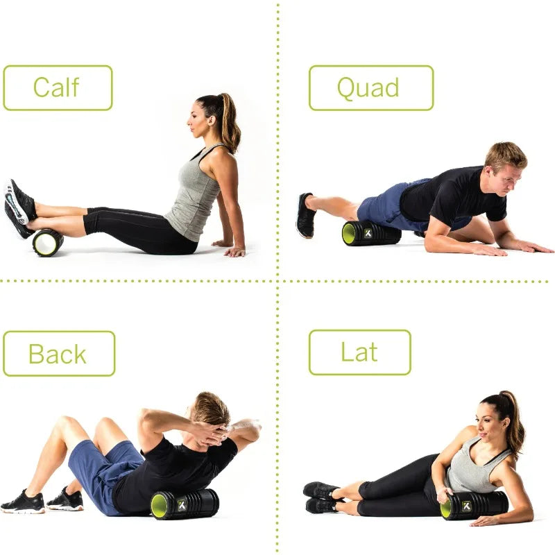 TriggerPoint GRID 1.0 Deep Tissue Massage Foam Roller, Black 13"