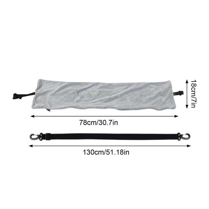 Fillable Neck Pillows For Travel Velvet Soft Neck Pillowcase Clothes Packable Lightweight Portable U Shaped Pillow for car