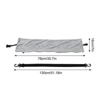 Fillable Neck Pillows For Travel Velvet Soft Neck Pillowcase Clothes Packable Lightweight Portable U Shaped Pillow for car