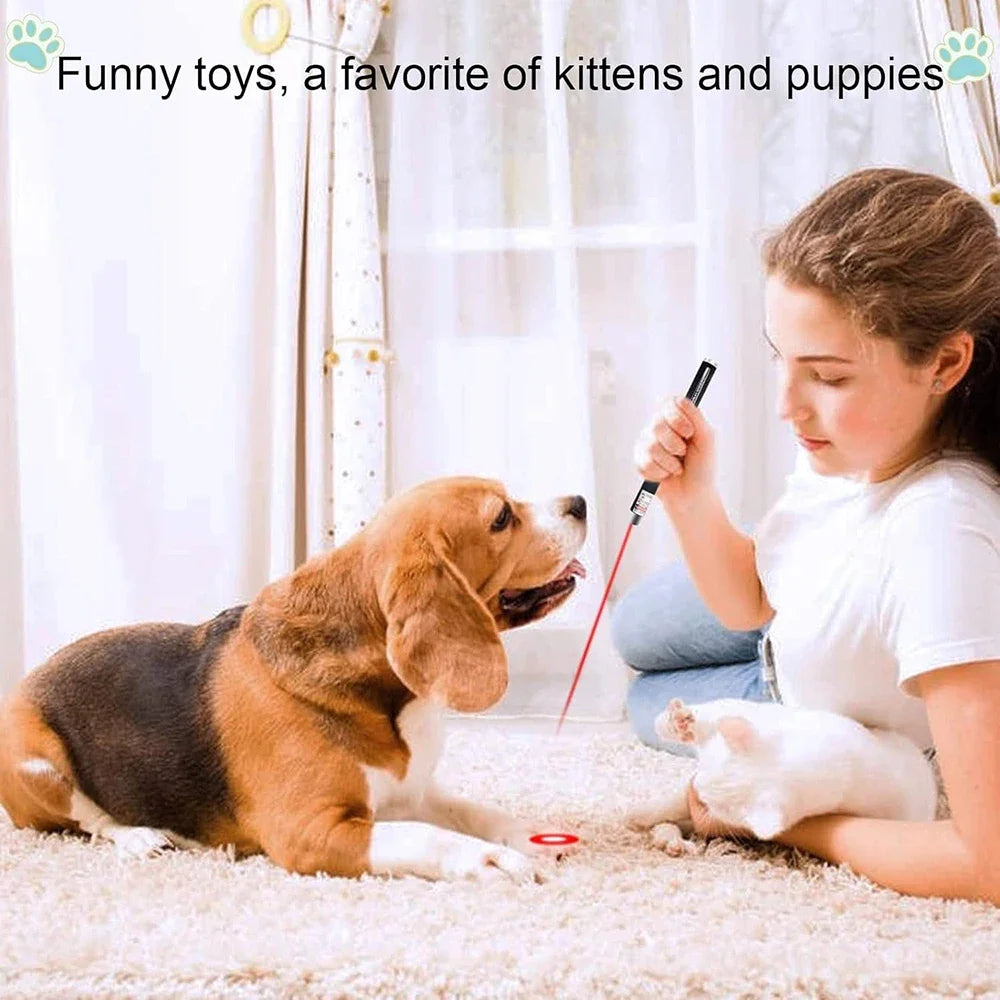 3 PCS Green Red Violet Long Range Dot Clicker Laser pen, Cat Toys Pointer, Kitten Toy, Bright Clicker for Cat Training Exercise
