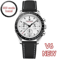 PAGANI DESIGN 2024 New V5 PD1701 Men's Watches Luxury Quartz Watch Men Sport Speed Chronograph AR Sapphire glass 100M Waterproof