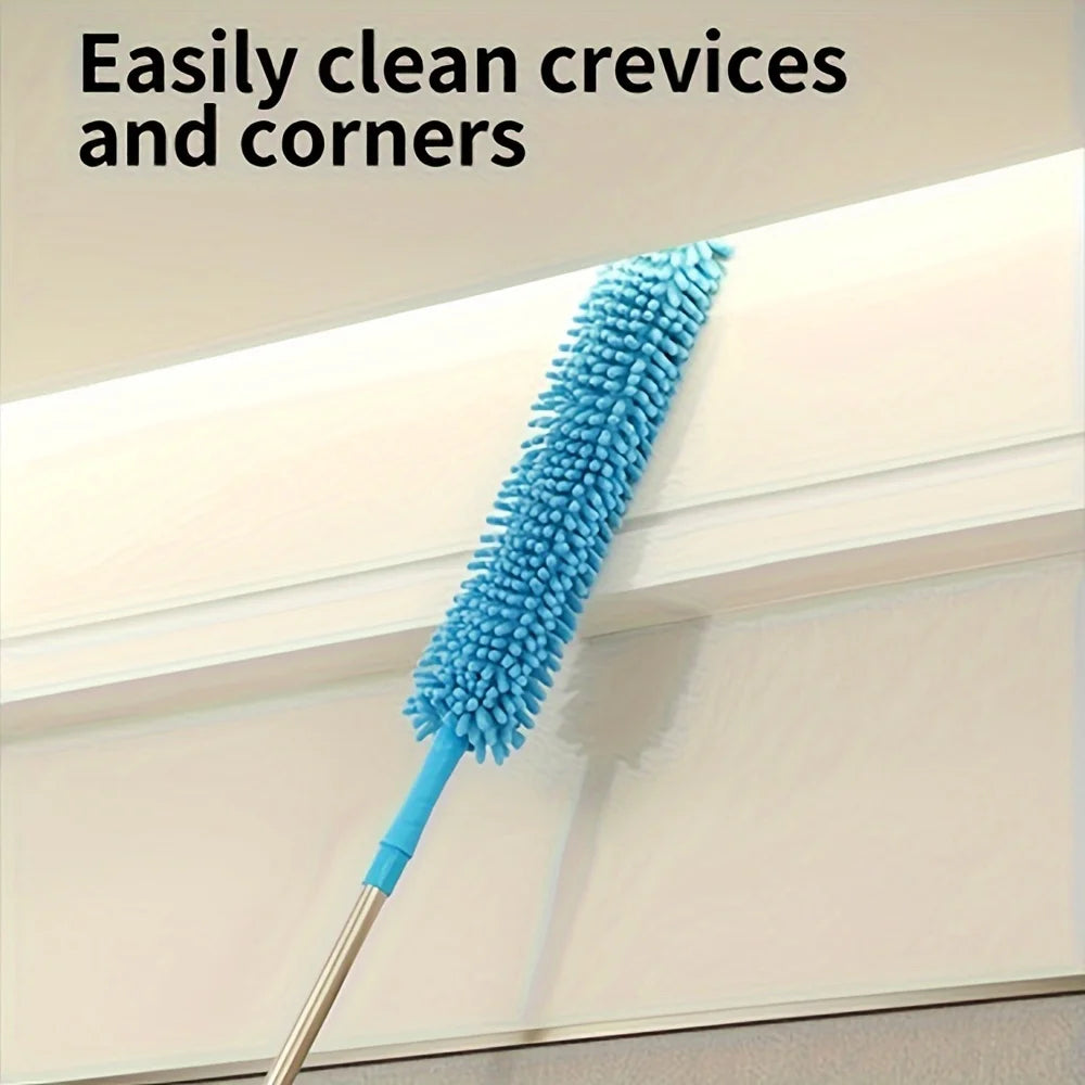 1pc Ceiling Fan Cleaner Dusters with Extension Pole, Dust Removal Brush Ceiling Fan Duster for High Ceilings, Fans, Furniture