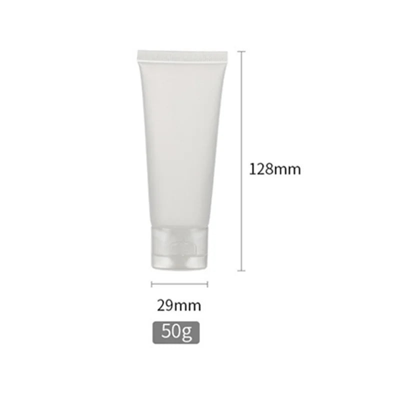 Empty Portable Tubes Squeeze Cosmetic Containers Cream Plastic Bottles