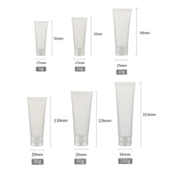 Empty Portable Tubes Squeeze Cosmetic Containers Cream Plastic Bottles