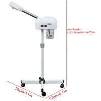 Professional Facial Steamer for Beauty Salon Home, Steam Machine with 360 Degree Rotating Nozzle for Cleanses Skin Unclogs Pores