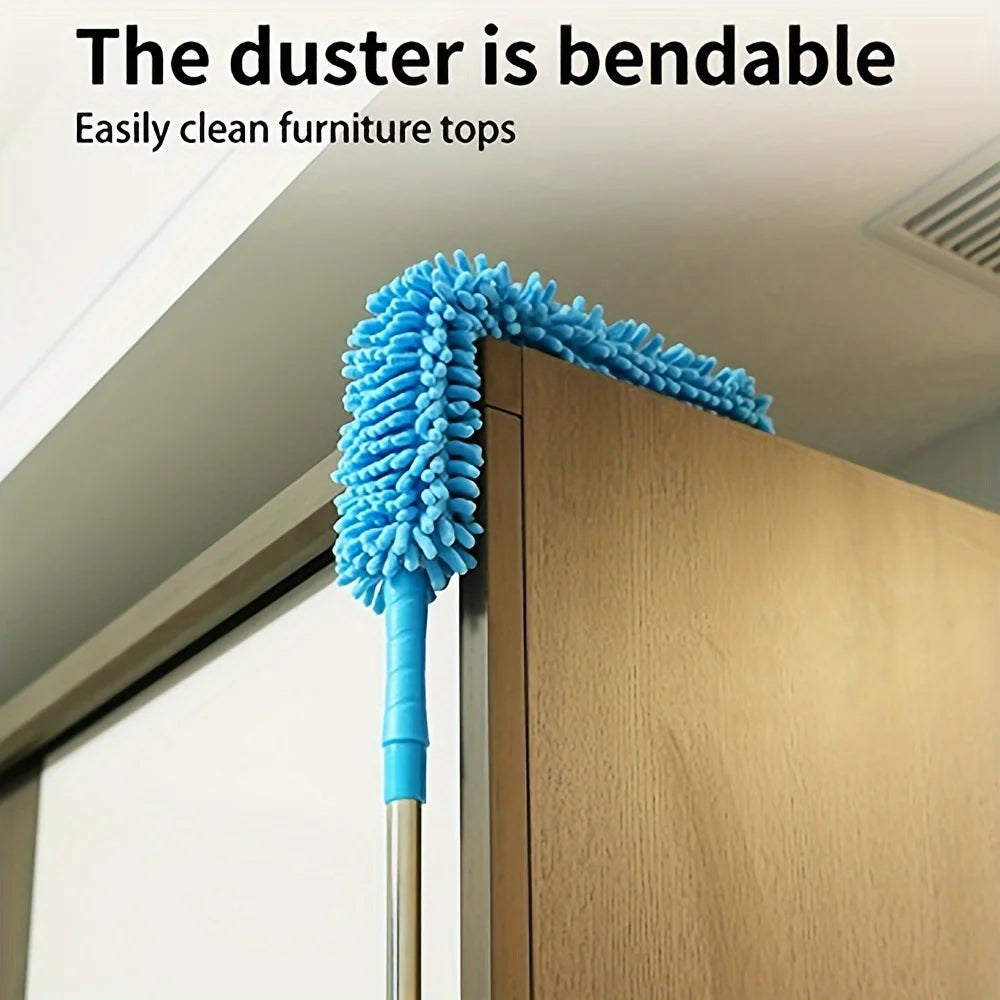 1pc Ceiling Fan Cleaner Dusters with Extension Pole, Dust Removal Brush Ceiling Fan Duster for High Ceilings, Fans, Furniture