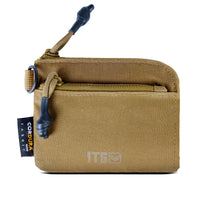 1TG TACTICAL Waterproof EDC Pouch Portable Key Change Purse Wallet Travel Kit Coin Mini Purse & Card Slots And Zippers Pouch