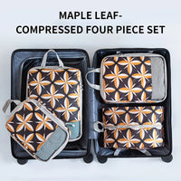 4pcs Compression Storage Bag Large Capacity Foldable Packing Cubes Washable Expandable Luggage Storage Bags Set