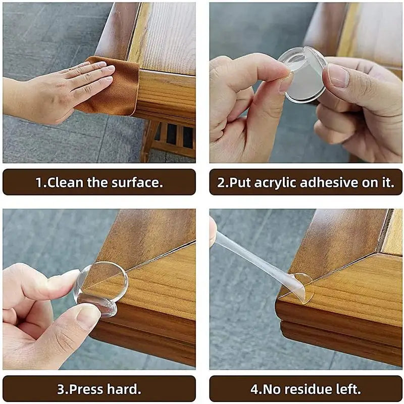 1pc Baby Safety Table Corner Protector Transparent Anti-Collision Angle Protection Cover Edge Corner Guard Child Security