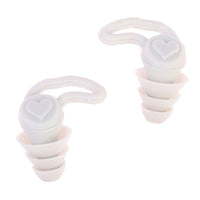1Pair Soft Silicone Earplugs Noise Reduction Ear Plugs for Travel Study Sleep