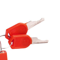 8pcs Mini Padlock Zinc Alloy Colorful Travel Anti-Theft Lock Plastic Case Drawer Luggage Padlock for School Dormitory Gym Locker